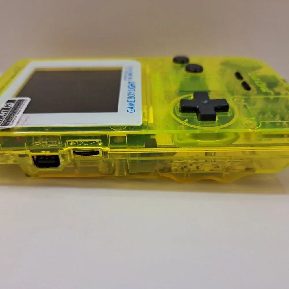 Refurbished Gameboy Light With Upgraded Backlit LCD Screen Clear Yellow